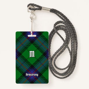 Clan Armstrong Hunting Tartan Badge