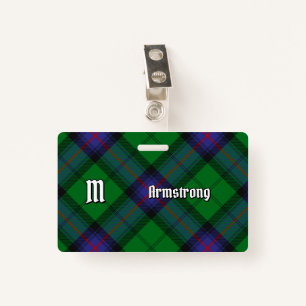Clan Armstrong Tartan Badge