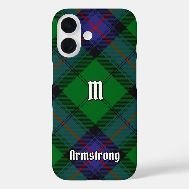Clan Armstrong Tartan Case-Mate iPhone Case (Back)