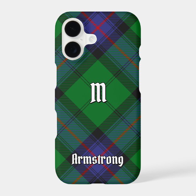 Clan Armstrong Tartan Case-Mate iPhone Case (Back)