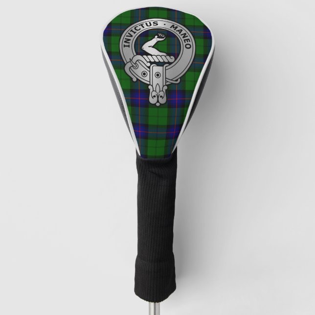 Clan Armstrong Tartan Crest  Golf Head Cover (Front)