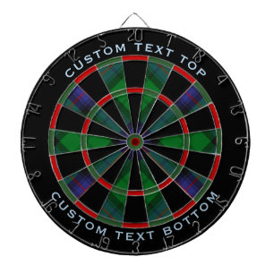 Clan Armstrong Tartan Dart Board