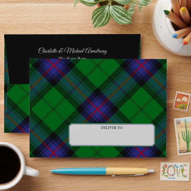 Clan Armstrong Tartan Envelope (Desk)
