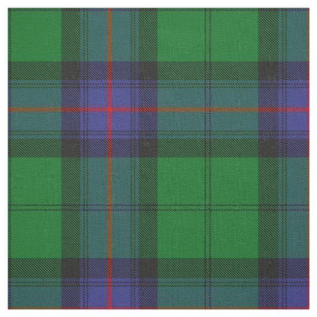 Clan Armstrong Tartan Fabric (Swatch)