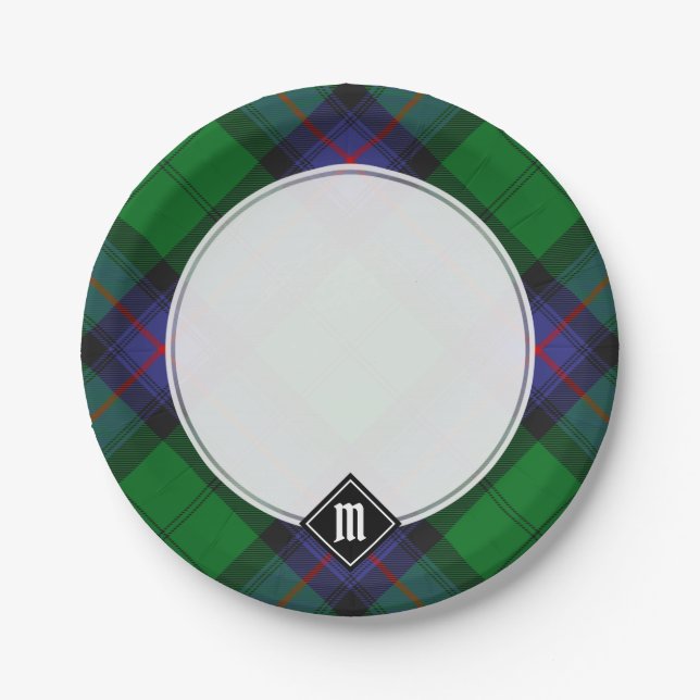 Clan Armstrong Tartan Paper Plates (Front)