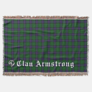 Clan Armstrong Tartan Throw Blanket
