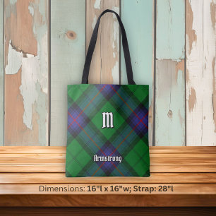 Clan Armstrong Tartan Tote Bag