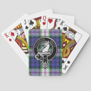 Clan Baird Crest & Dress Tartan Playing Cards