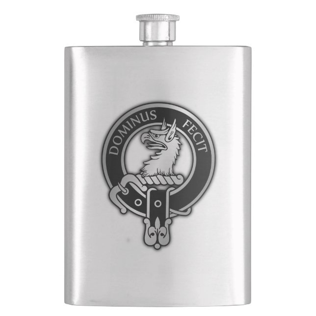 Clan Baird Crest Flask (Front)