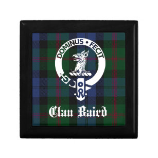 Clan Baird Crest Tartan Gift Box