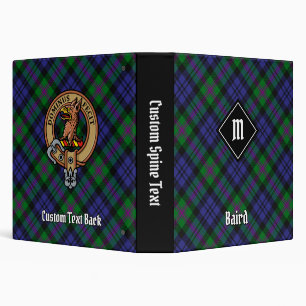 Clan Baird Tartan Binder