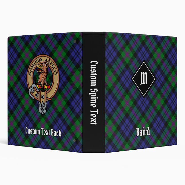 Clan Baird Tartan Binder (Background)