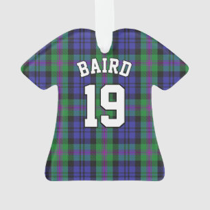 Clan Baird Tartan Christmas Jersey Ornament
