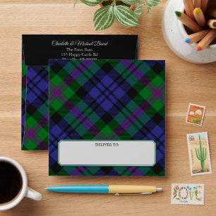 Clan Baird Tartan Envelope