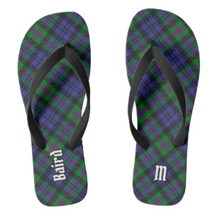 Clan Baird Tartan Flip Flops