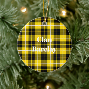 Clan Barclay Dress Modern Tartan Ceramic Ornament