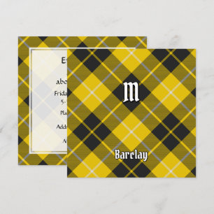 Clan Barclay Dress Tartan Invitation