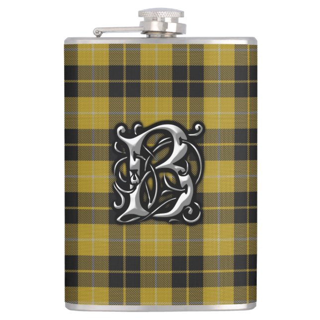 Clan Barclay Dress Tartan Old Scotland Flask (Front)