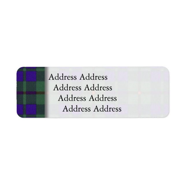 Clan barclay Plaid Scottish tartan (Devant)