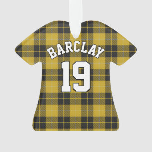 Clan Barclay Tartan Christmas Jersey Ornament