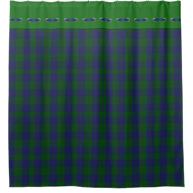 Clan Barclay Tartan Plaid Douche Rideau (Devant)