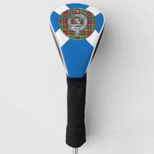 Clan Baxter Crest & Tartan Golf Head Cover