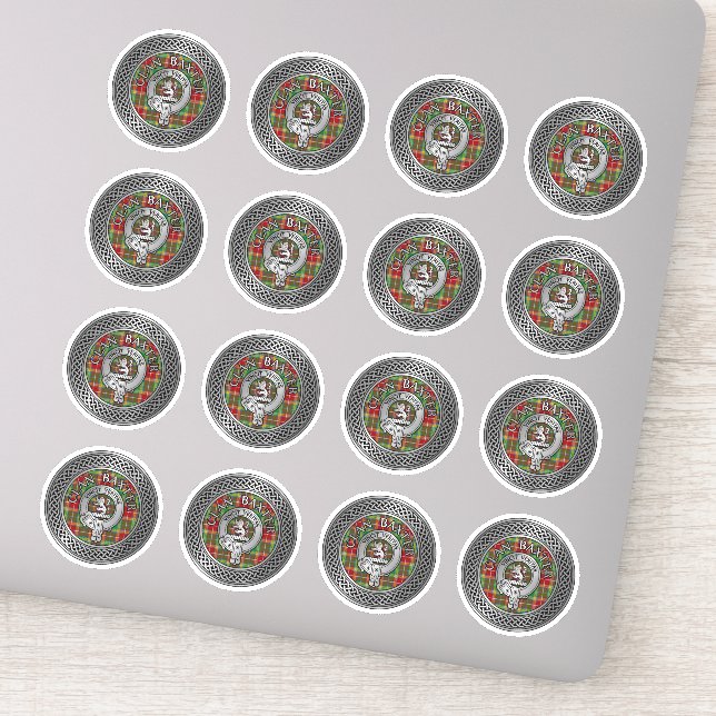 Clan Baxter Crest & Tartan Knot (Detail)