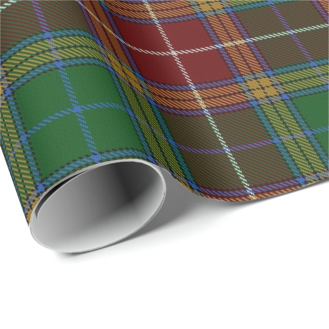 Clan Baxter Scottish Tartan Wrapping Paper (Roll Corner)