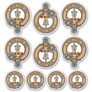 Clan Bell Crest Sticker Set