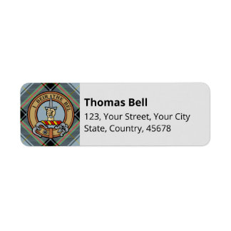 Clan Bell Crest sur Tartan