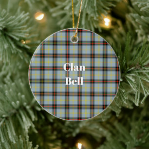 Clan Bell Tartan Ceramic Ornament