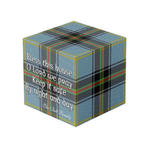 Clan Bell Tartan House Blessing Cube