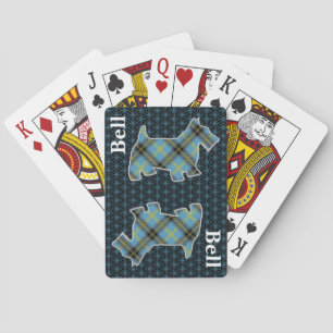 Clan Bell Tartan Scottish Terrier Edition Playing Cards