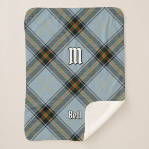 Clan Bell Tartan Sherpa Blanket