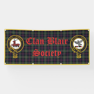 Clan Blair Banner Tartan Background