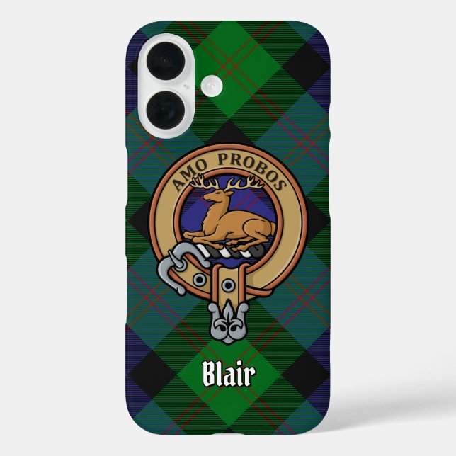 Clan Blair Crest Coque-Mate coque iphone (Verso)