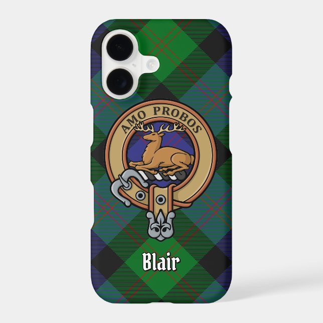 Clan Blair Crest Coque-Mate coque iphone (Verso)