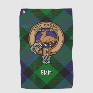 Clan Blair Crest Golf Towel