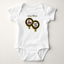 Clan Blair Crest with Name Baby Jumper