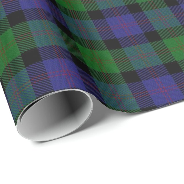 Clan Blair Scottish Tartan Wrapping Paper (Roll Corner)
