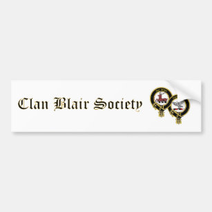 Clan Blair Society Bumper Sticker