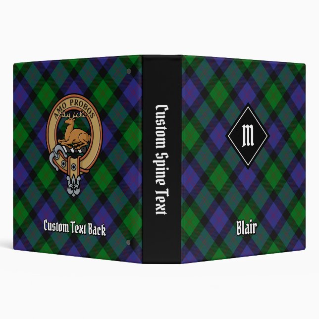 Clan Blair Tartan Binder (Background)