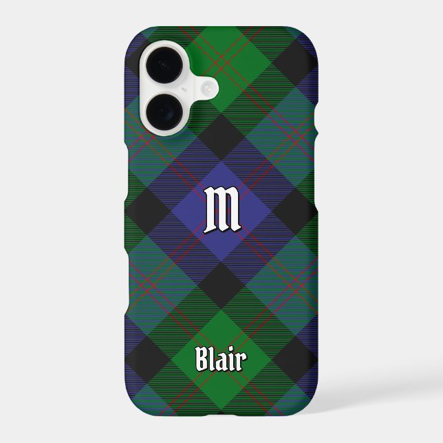 Clan Blair Tartan Coque-Mate coque iphone (Verso)