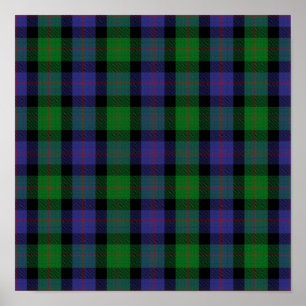 Clan Blair Tartan - Digital Download Poster
