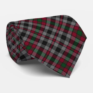 Clan Borthwick Letter B Monogram Tartan Tie