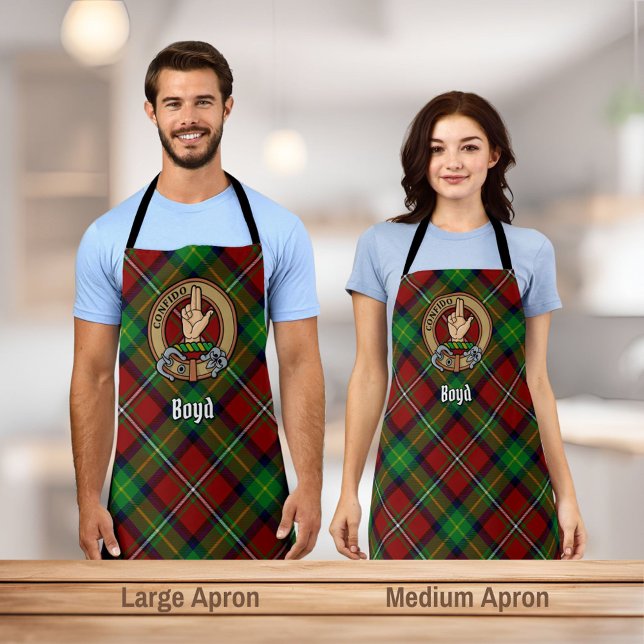 Clan Boyd Crest over Tartan Apron (Creator Uploaded)