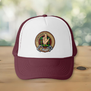 Clan Boyd Crest over Tartan Trucker Hat