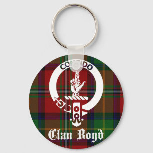 Clan Boyd Crest Tartan Keychain