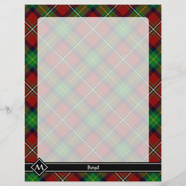 Clan Boyd Tartan Flyer (Front)