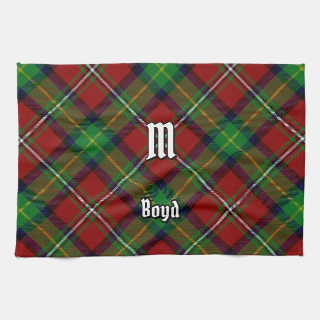 Clan Boyd Tartan Kitchen Towel (Horizontal)